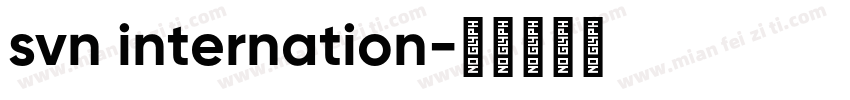 svn internation字体转换